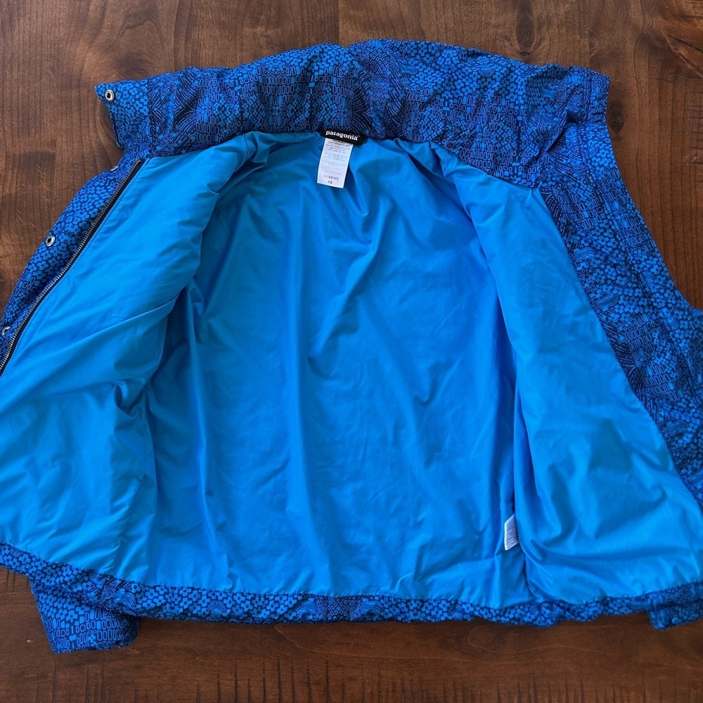 Patagonia Women's Geoharmony Insulated Puffer Jacket | Andes Blue | XS - Picture 3 of 5